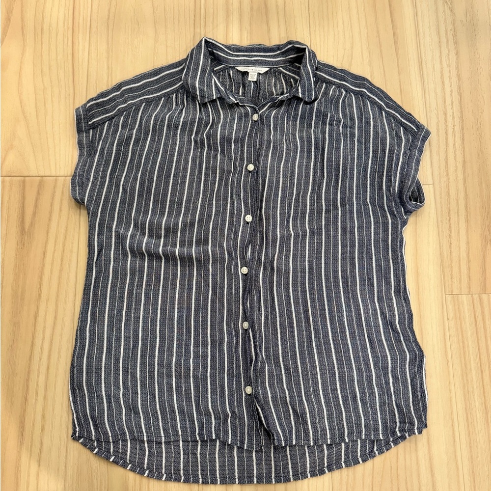 Lucky stripped button up